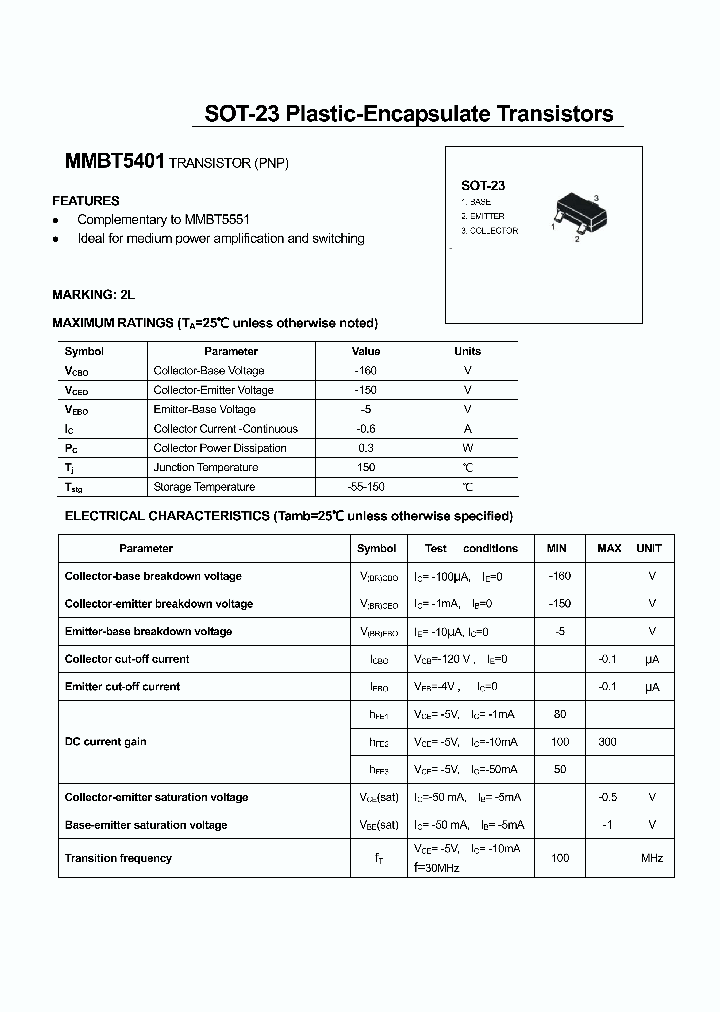 MMBT5401_4659096.PDF Datasheet