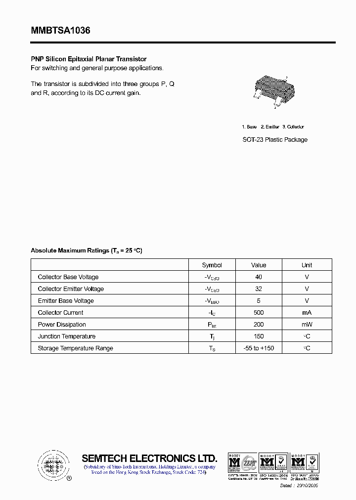 MMBTSA1036_4522819.PDF Datasheet