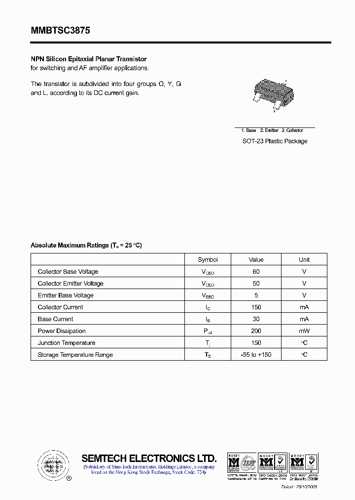 MMBTSC3875_4609643.PDF Datasheet