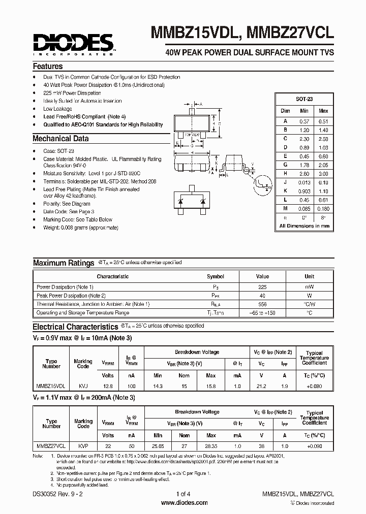 MMBZ27VCL-7-F_4172006.PDF Datasheet