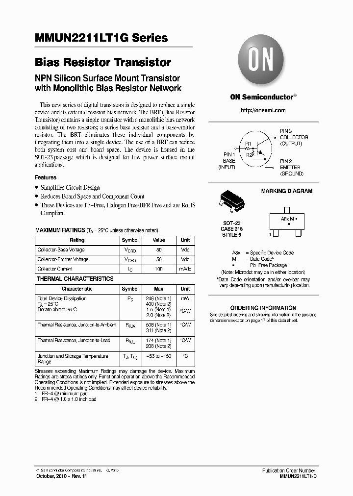 MMUN2213LT1G_4916111.PDF Datasheet