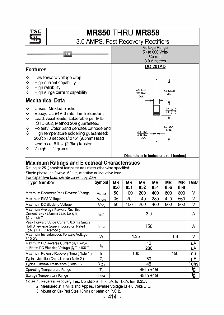 MR854_4168158.PDF Datasheet