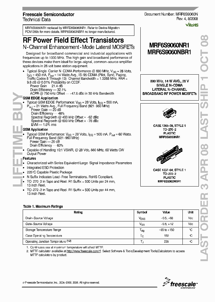 MRF6S9060N_4379080.PDF Datasheet