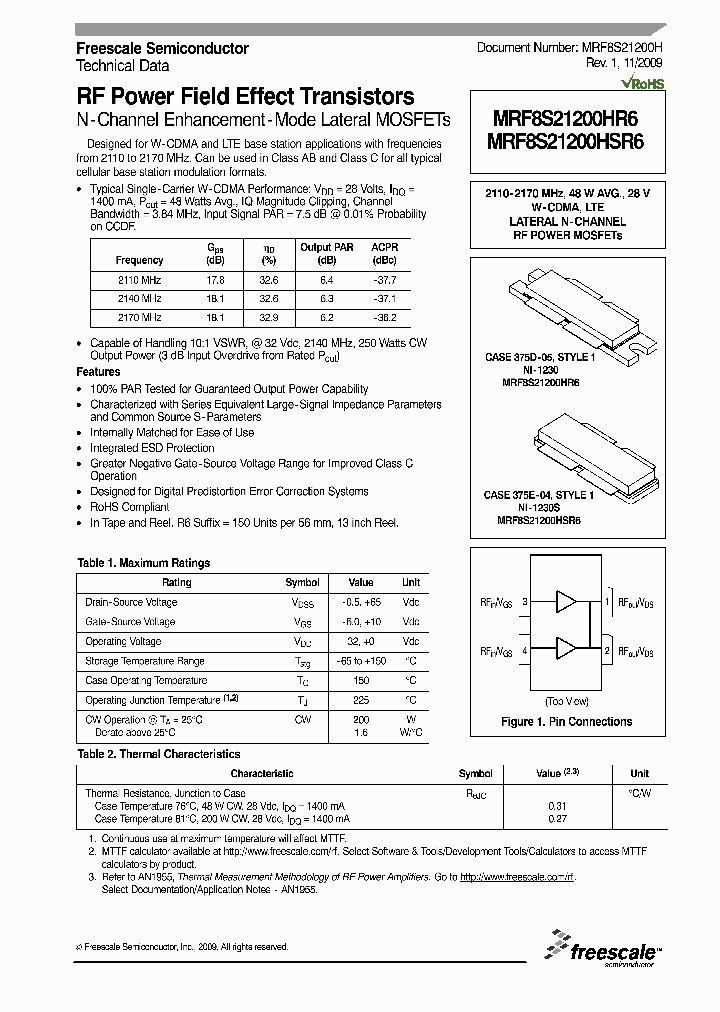 MRF8S21200HR6_4553769.PDF Datasheet