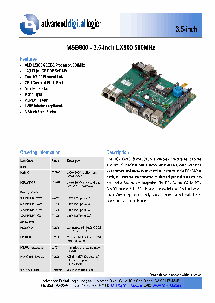 MSB800_4608934.PDF Datasheet