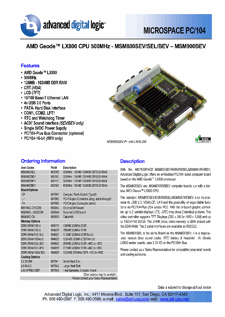 MSM800BEV_4441113.PDF Datasheet