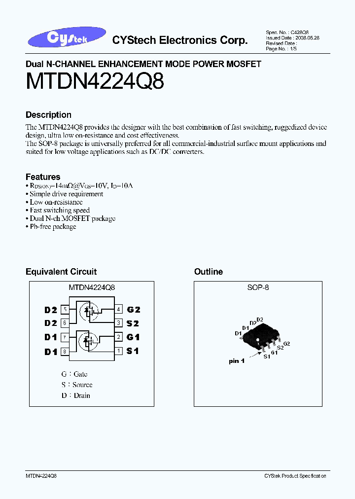 MTDN4224Q8_4670547.PDF Datasheet