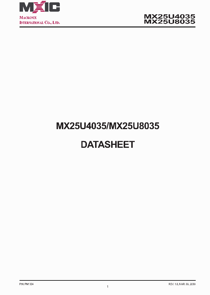 MX25U4035_4644886.PDF Datasheet