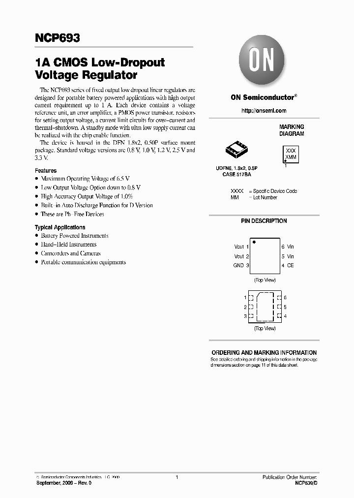 NCP693_4535600.PDF Datasheet