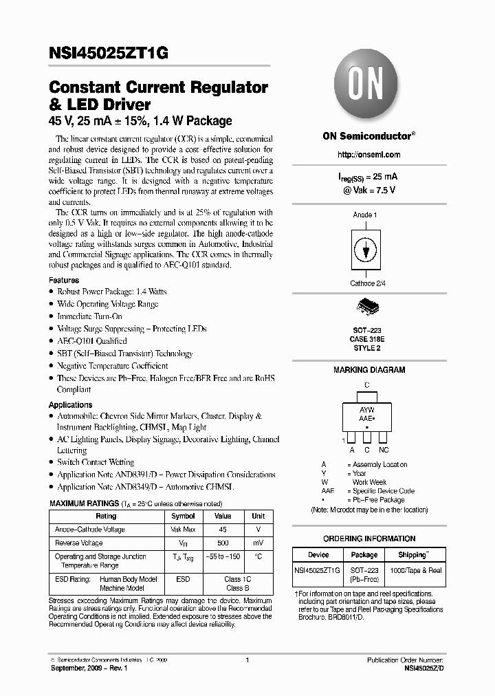 NSI45025ZT1G_4858319.PDF Datasheet