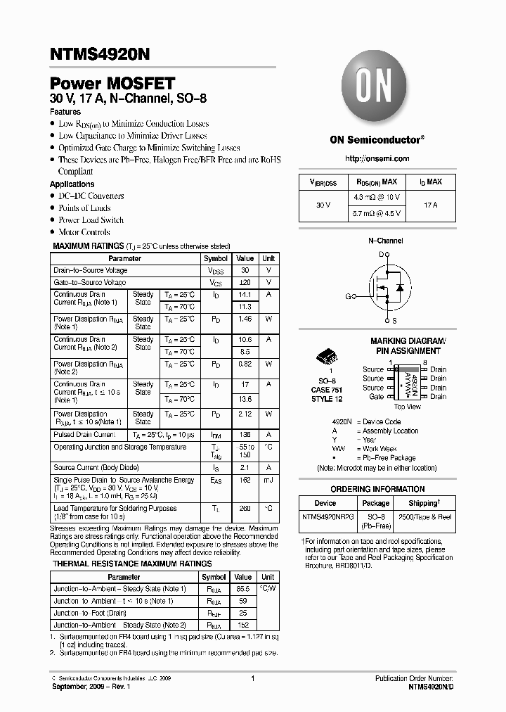 NTMS4920N_4572687.PDF Datasheet