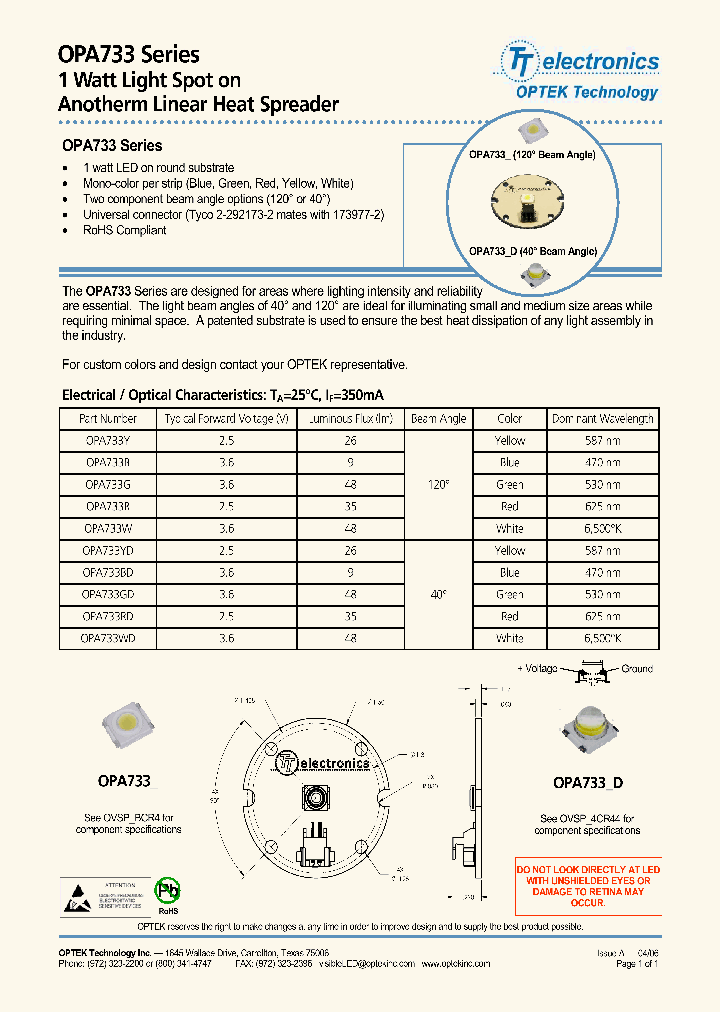 OPA733_4546509.PDF Datasheet