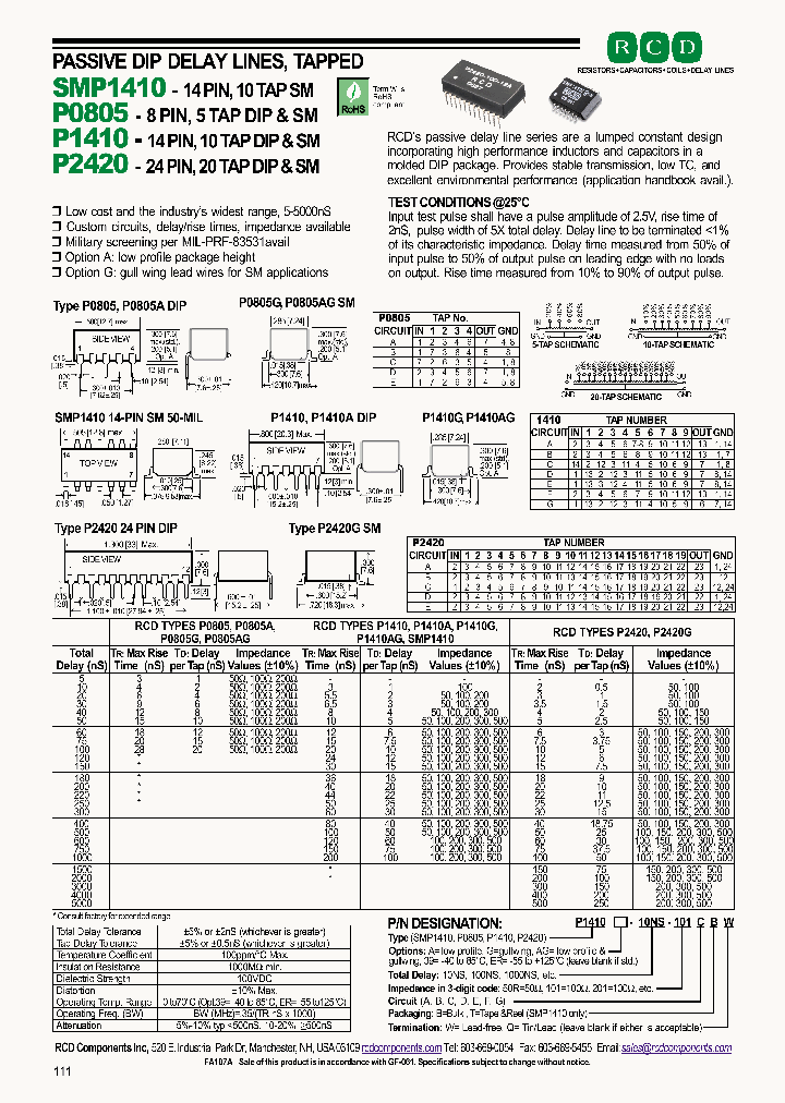 P1410-100NS-101_4634844.PDF Datasheet
