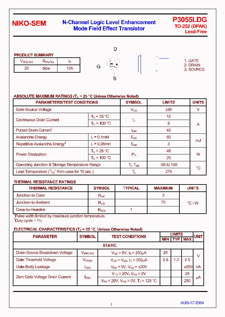 P3055LDG_4227521.PDF Datasheet