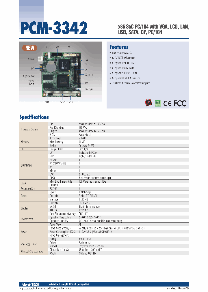 PCM-3342F-64A1E_4701181.PDF Datasheet