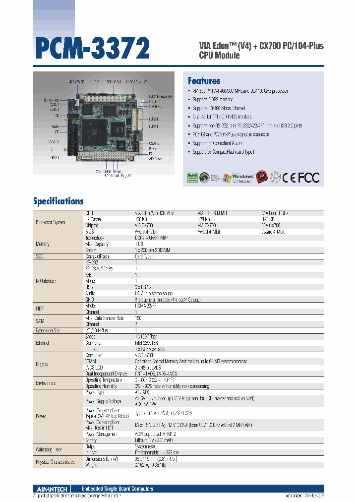 PCM-3372_4864556.PDF Datasheet