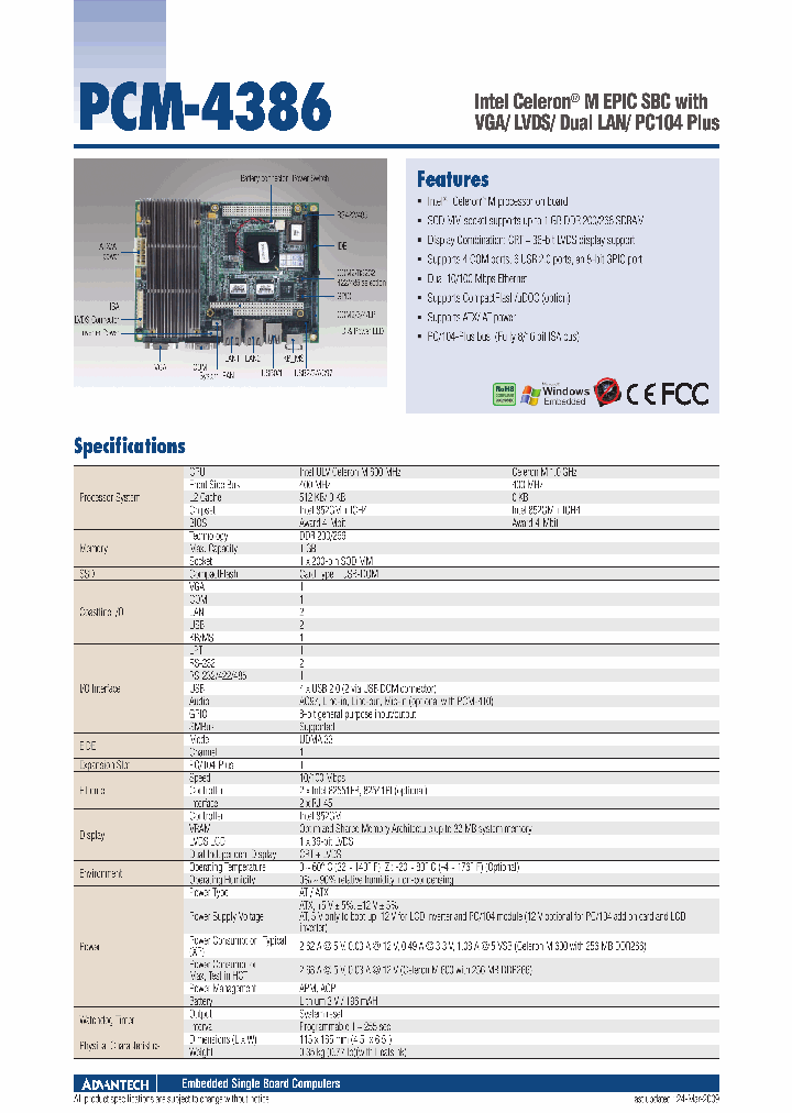 PCM-4386U-S0A2E_4623750.PDF Datasheet