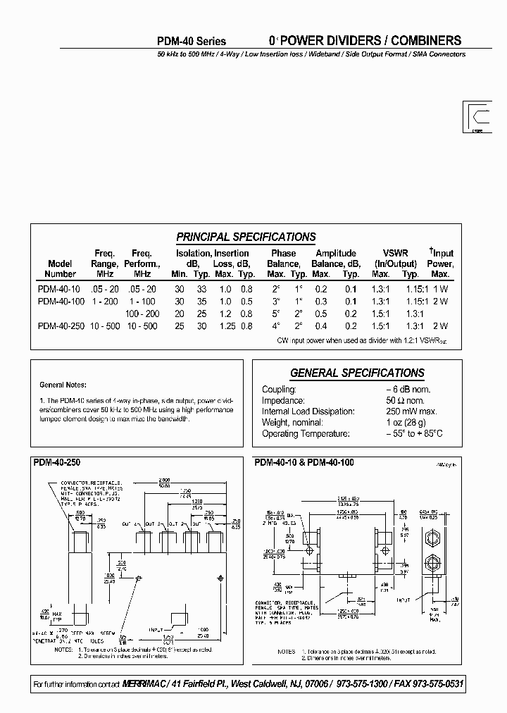 PDM-40-10_4406641.PDF Datasheet