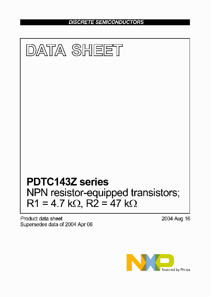 PDTC143ZK_4582386.PDF Datasheet