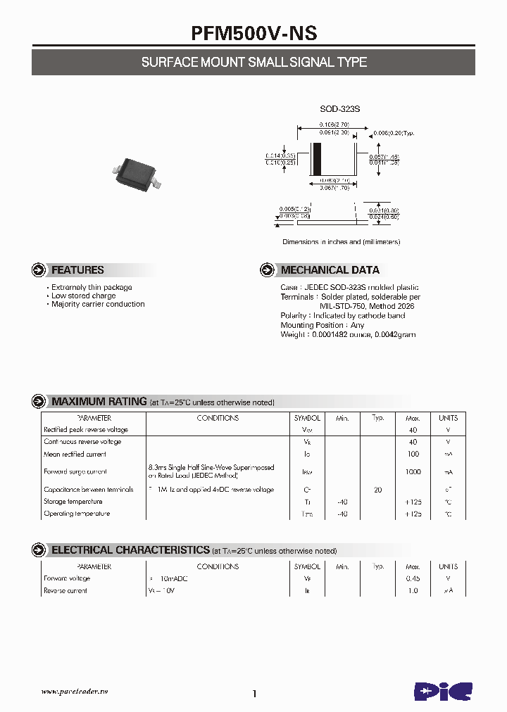 PFM500V-NS_4583416.PDF Datasheet