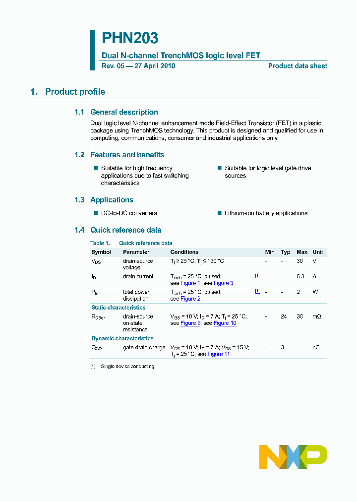 PHN203_4610016.PDF Datasheet