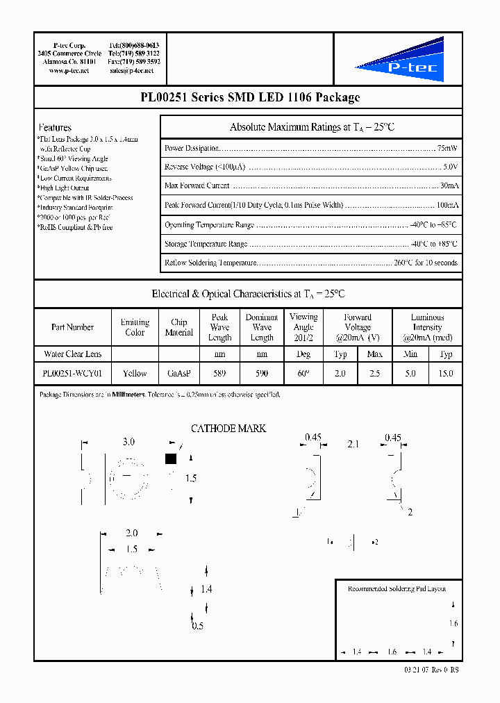 PL00251-WCY01_4487674.PDF Datasheet