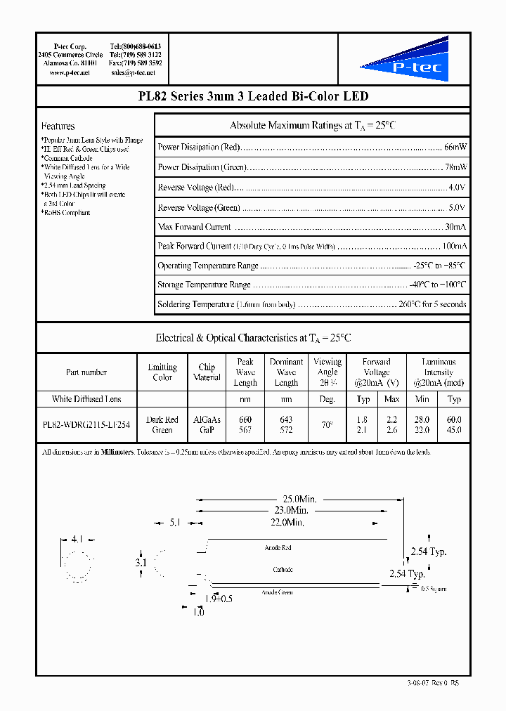 PL82-WDRG2115-LF254_4578783.PDF Datasheet