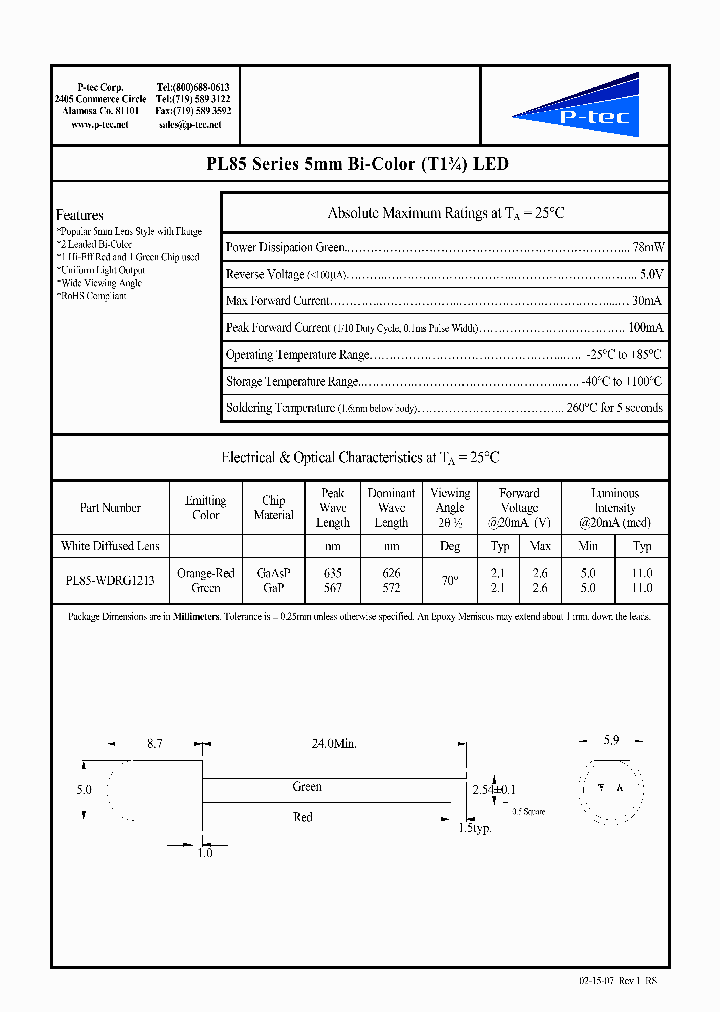 PL85-WDRG1213_4627552.PDF Datasheet