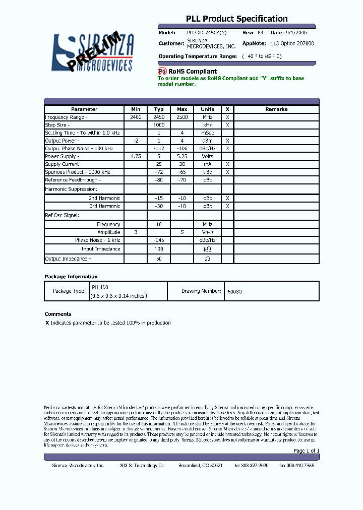 PLL400-2450A_4492857.PDF Datasheet