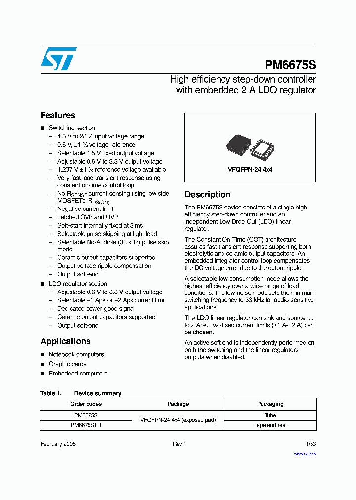 PM6675S_4327068.PDF Datasheet