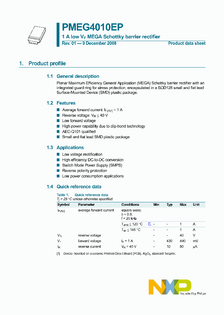 PMEG4010EP_4299428.PDF Datasheet