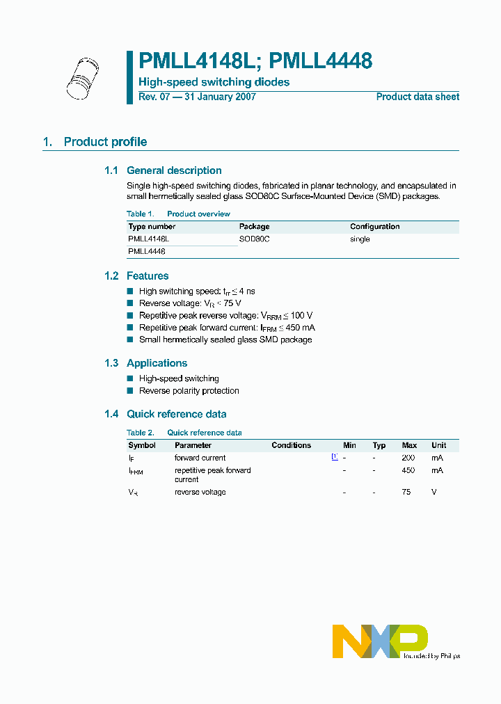 PMLL4148L_4554811.PDF Datasheet