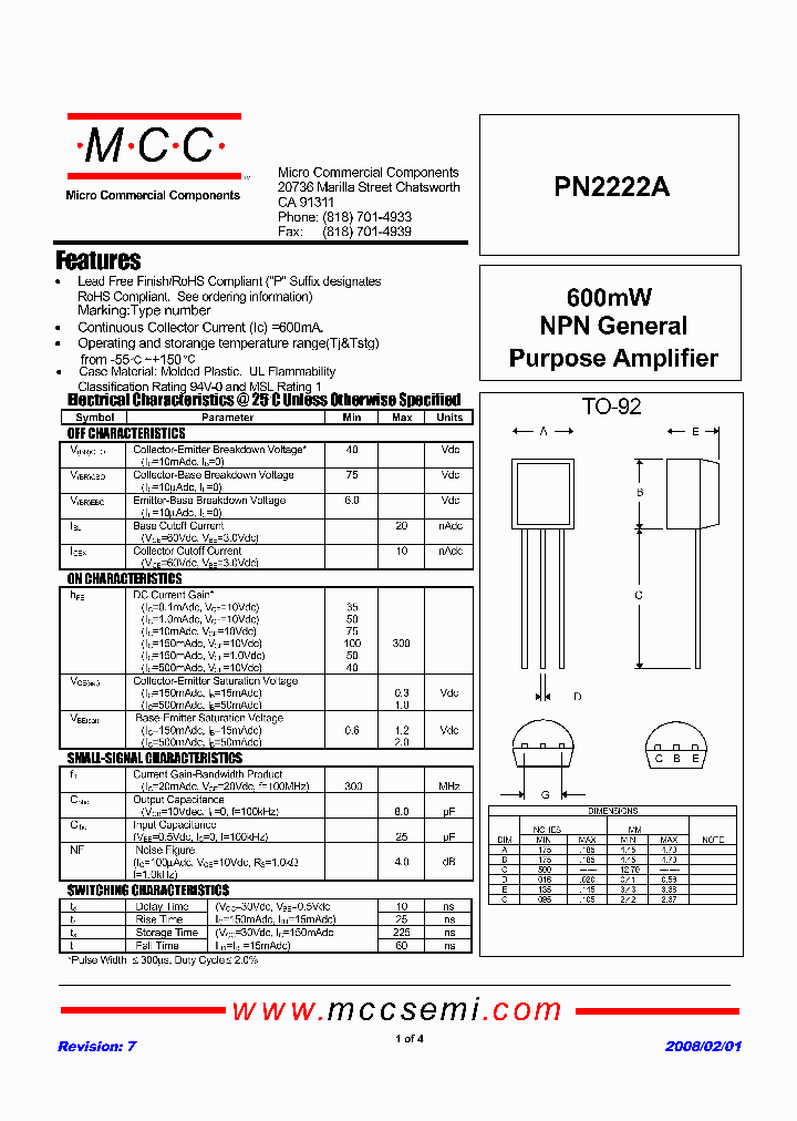 PN2222A-AP_4710224.PDF Datasheet