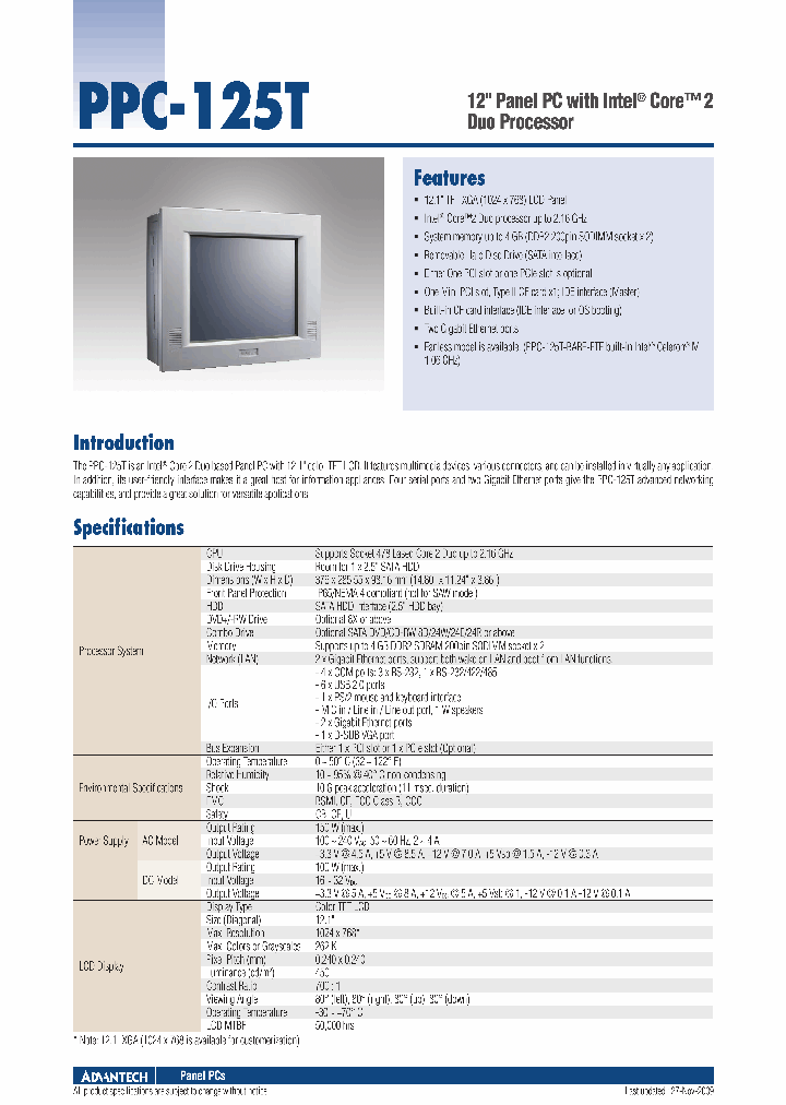 PPC-120SWINARM_4526401.PDF Datasheet