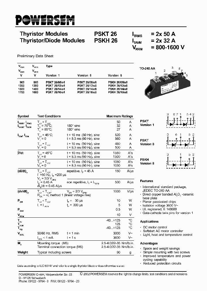 PSKH26_4562579.PDF Datasheet