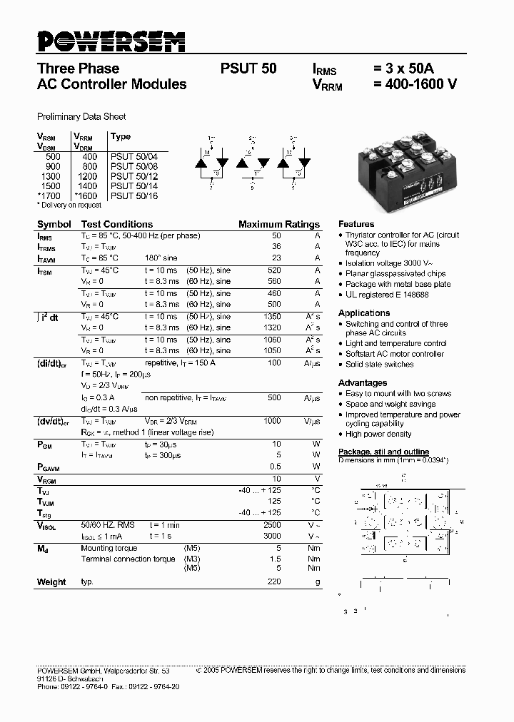 PSUT50_4914097.PDF Datasheet