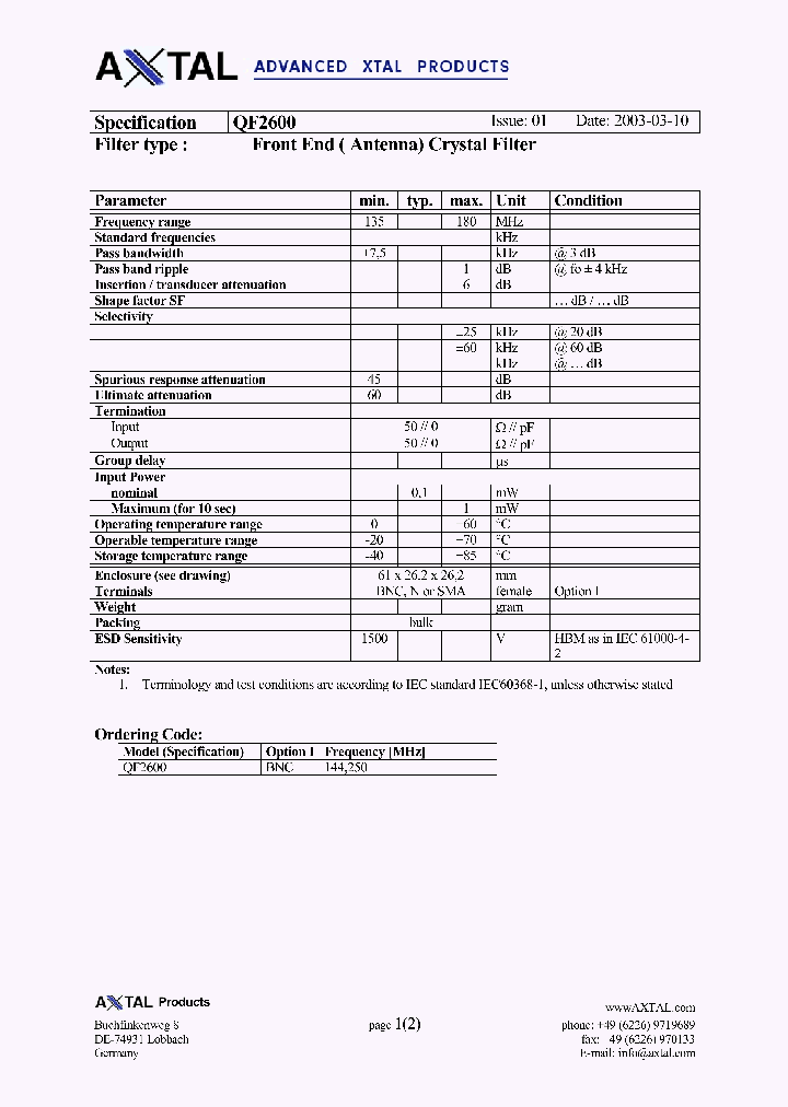 QF2600_4523928.PDF Datasheet