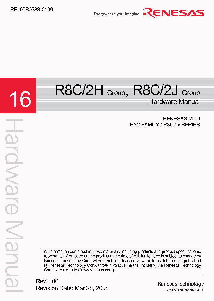 R5F212H2SDSP_4732001.PDF Datasheet
