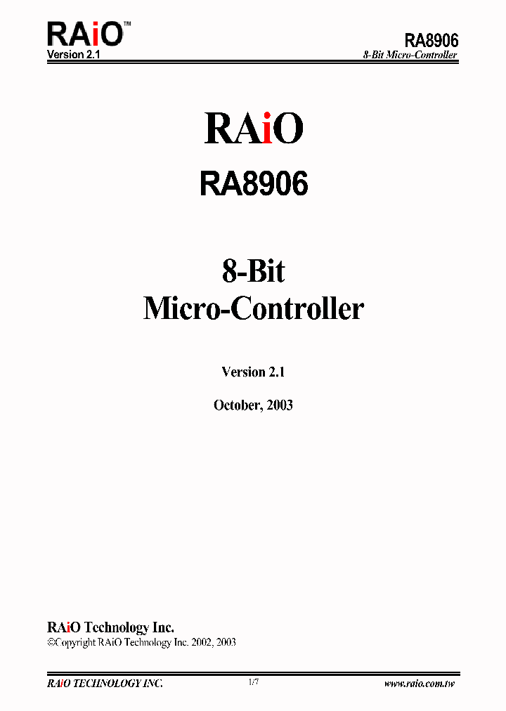 RA8906_4171617.PDF Datasheet