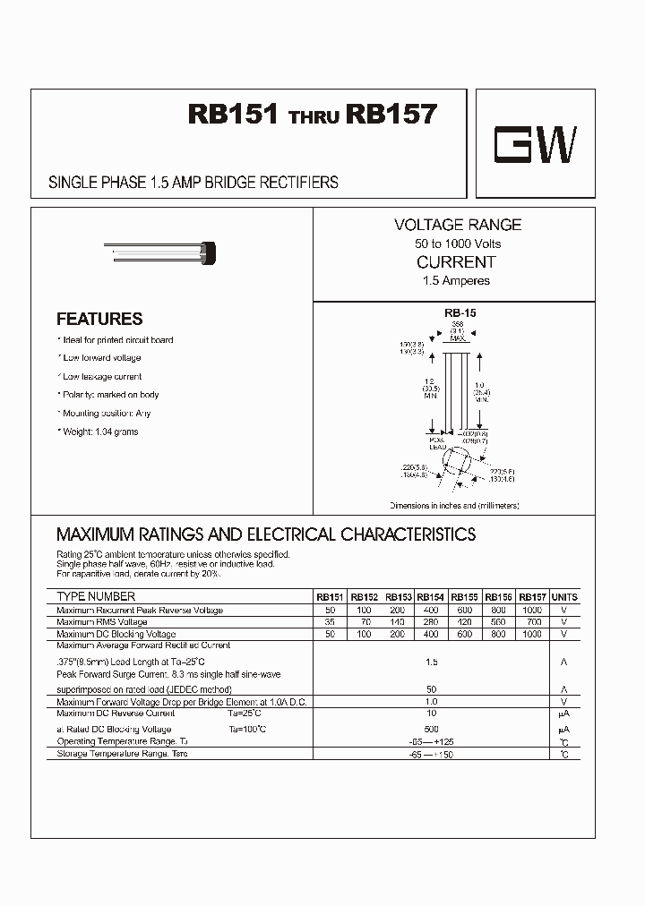 RB151_4413737.PDF Datasheet