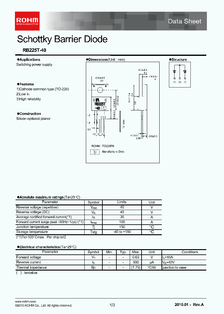 RB225T-40_4660031.PDF Datasheet
