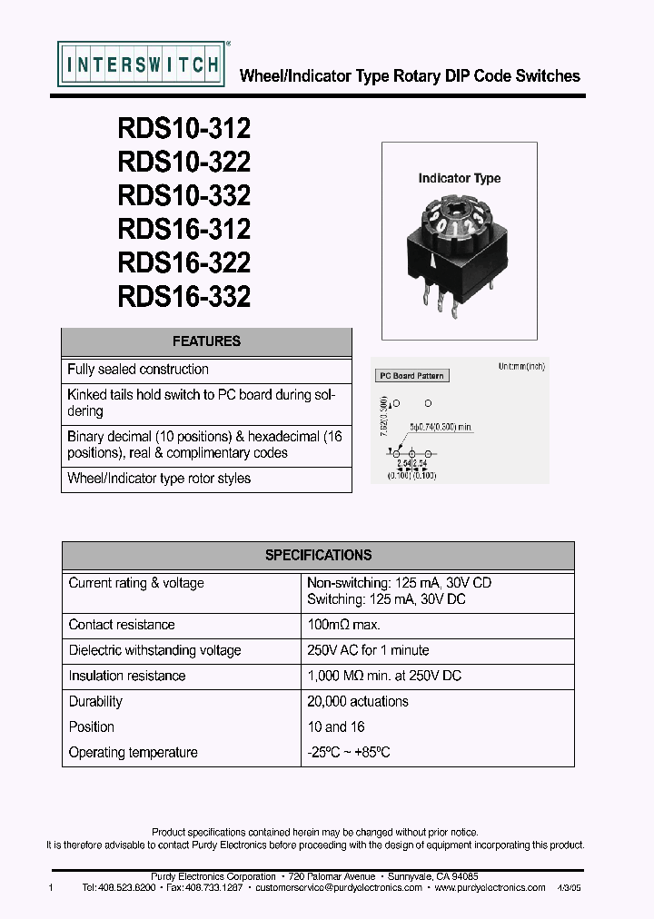 RDS10-312_4509818.PDF Datasheet