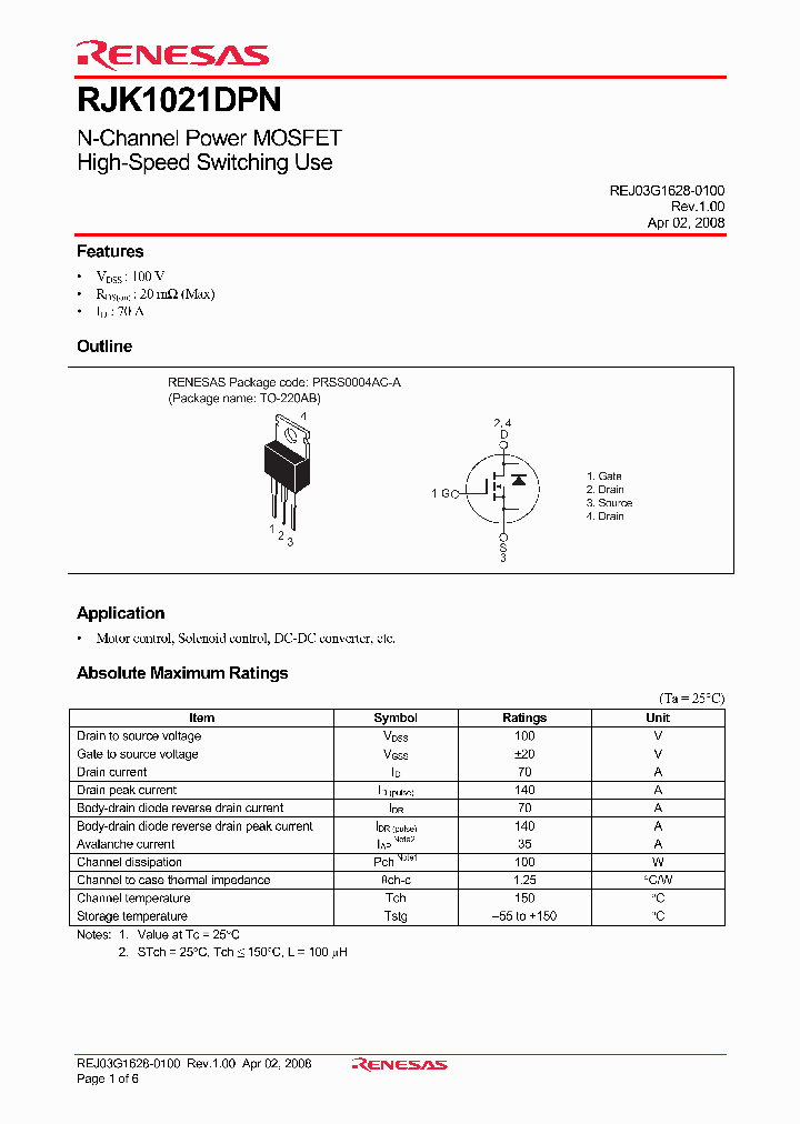 RJK1021DPN_4622075.PDF Datasheet