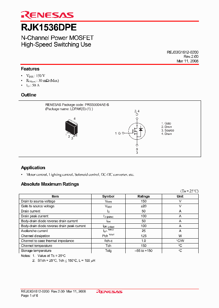 RJK1536DPE_4272650.PDF Datasheet