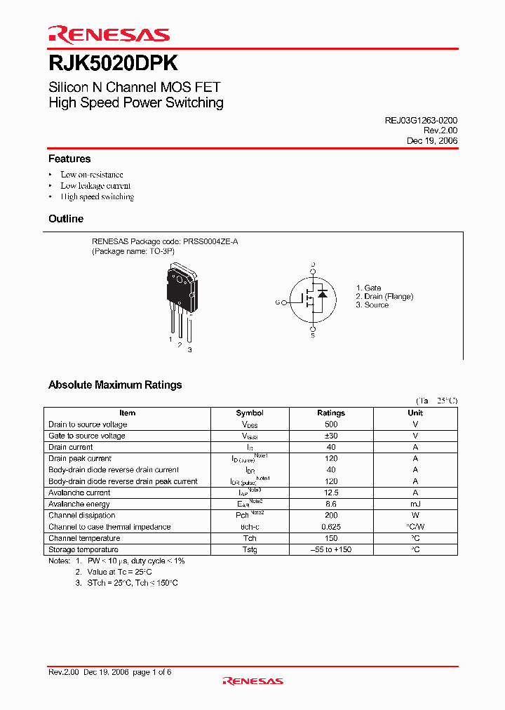 RJK5020DPK-00-T0_4312783.PDF Datasheet