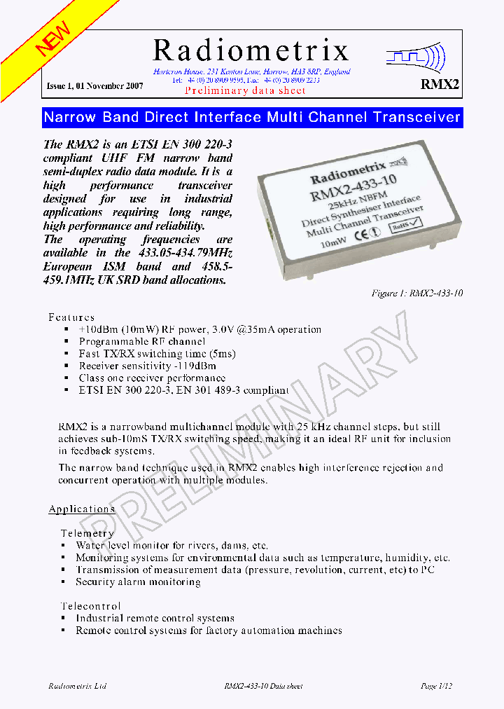RMX2-433-10_4181120.PDF Datasheet