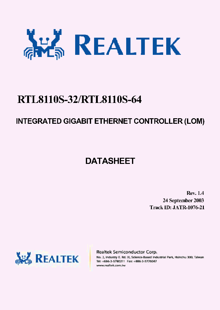RTL8110S-32_4563161.PDF Datasheet