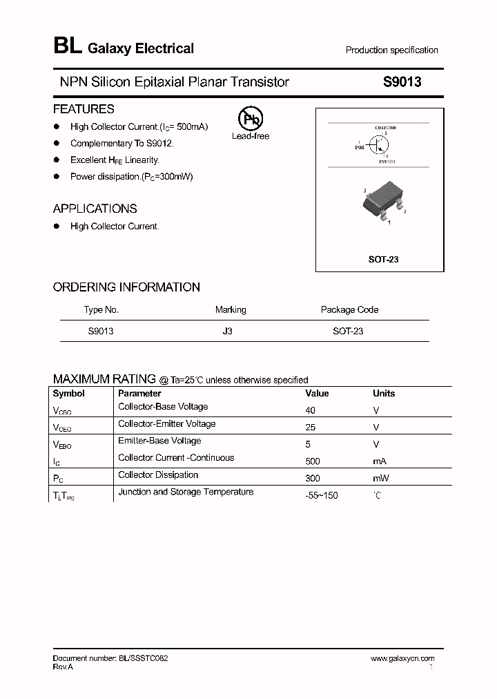 S9013_4341597.PDF Datasheet