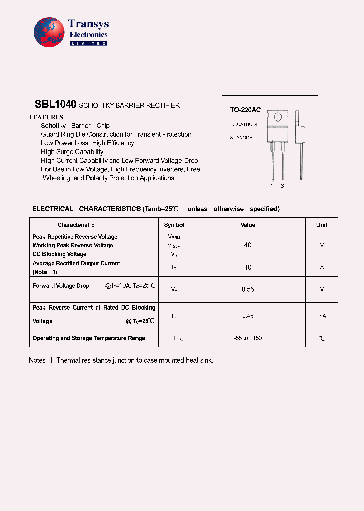 SBL1040_4260220.PDF Datasheet