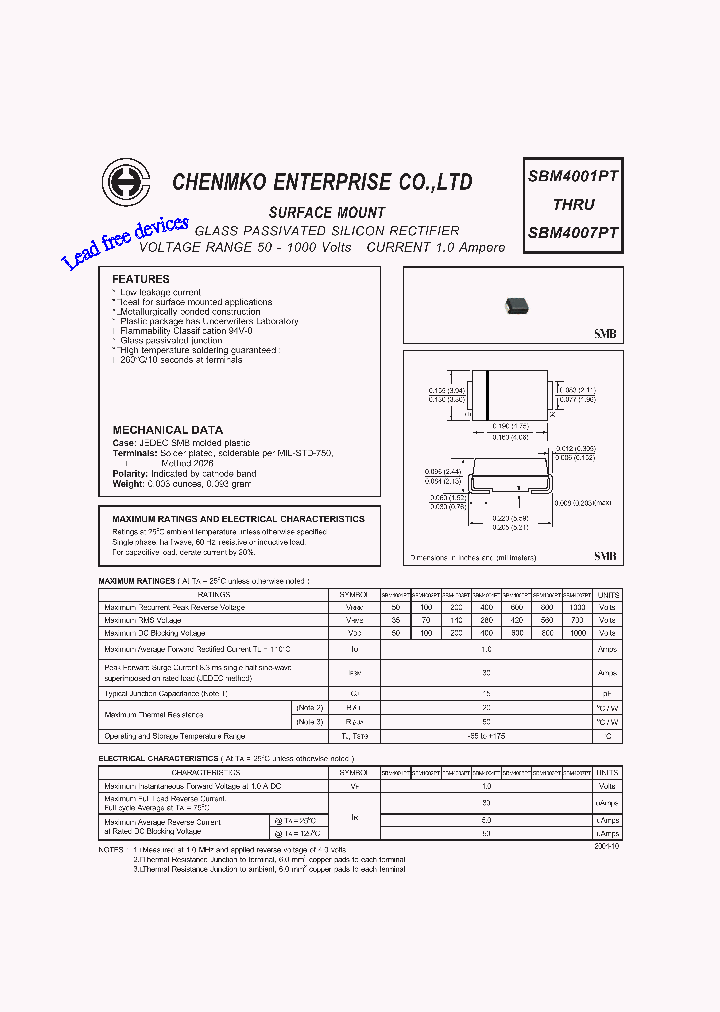 SBM4001PT_4705595.PDF Datasheet